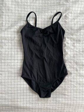 Bloch Black Girls' Ari Ballet Leotard 8-10